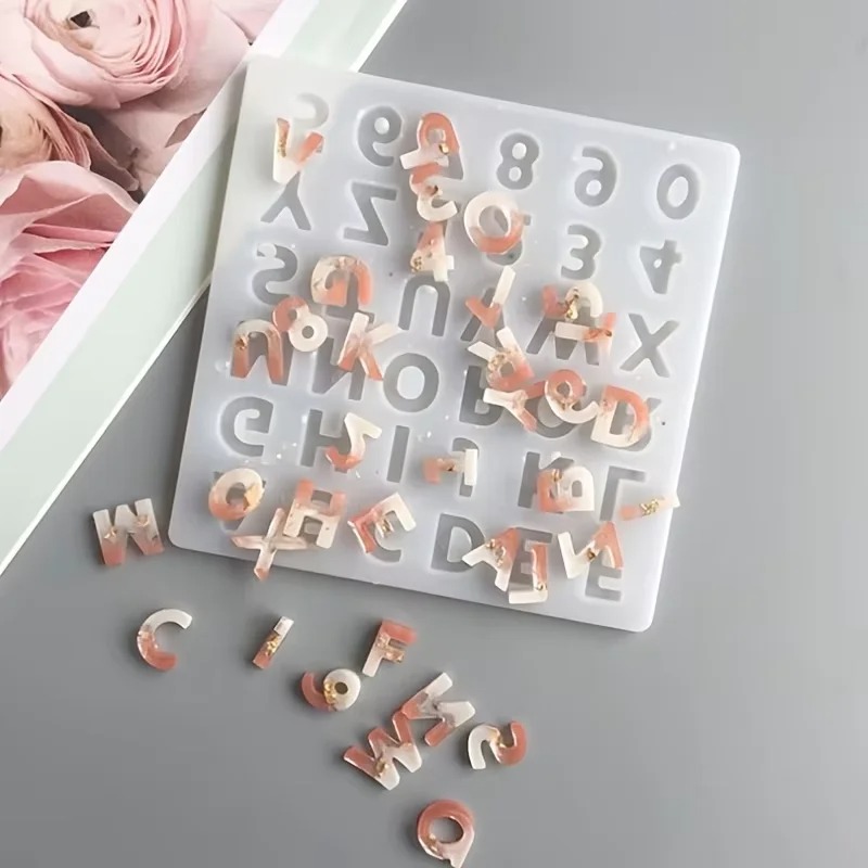 Jewelry Quotes - Cetakan Silikon Resin Huruf Kapital 26