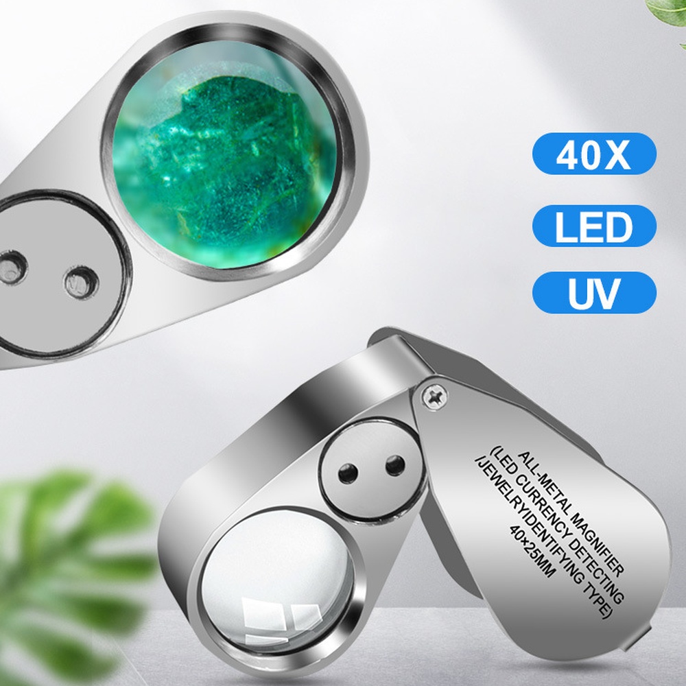 Collectors Coins Jewelry & Watches Of Smithtown Photos - Kaca Pembesar Lipat 40X dengan Lampu