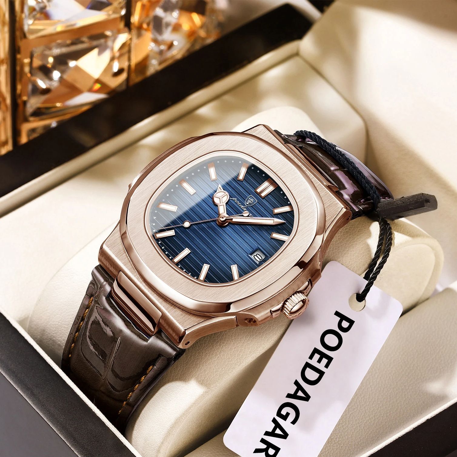 Rg Watches & Jewelry Gmbh - Jam Tangan Pria Bisnis POEDAGAR Tanggal