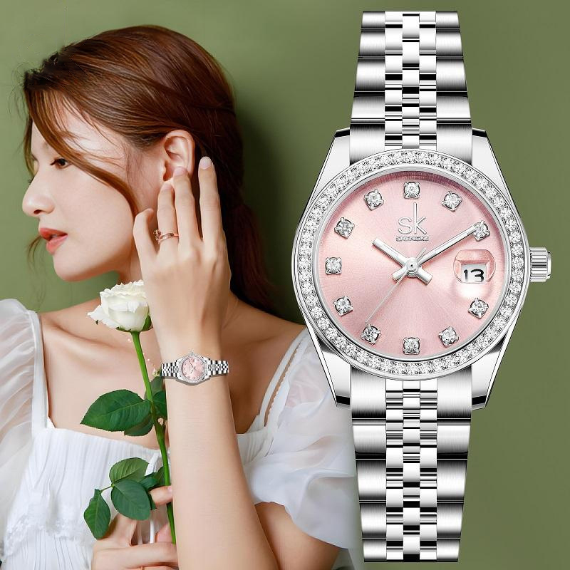 Jewelry Diamond Watches - UTHAI CQ484 Jam Tangan Wanita Modis,