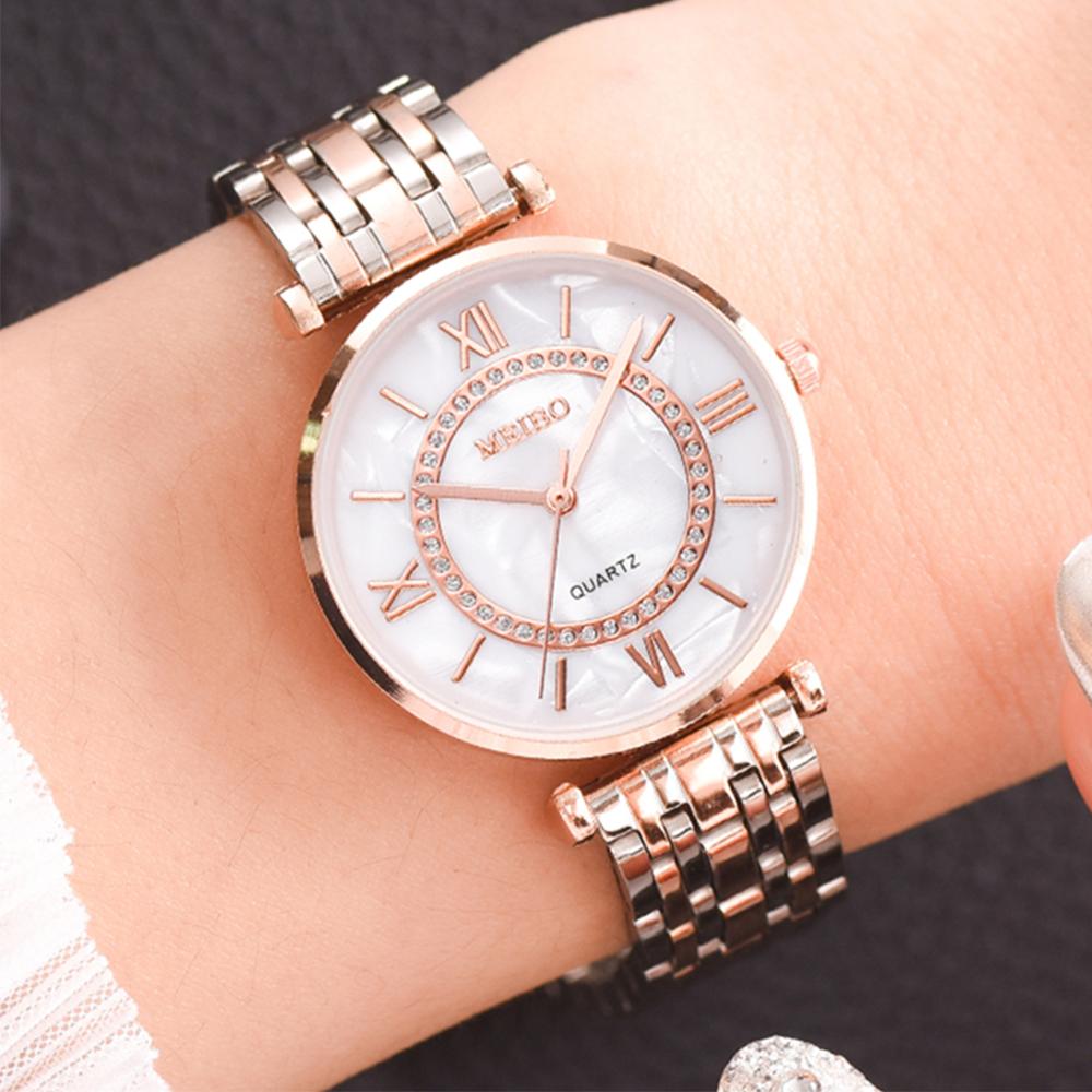 Jewelry Diamond Watches - Jam tangan gelang kristal wanita mewah