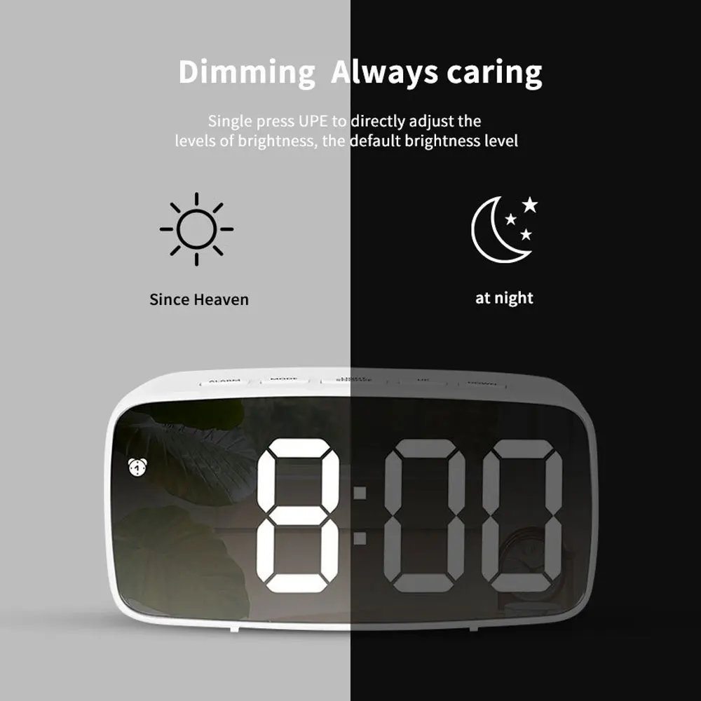 Moments Watches & Jewelry Vaughan Mills - Jam Alarm cermin akrilik jam tangan