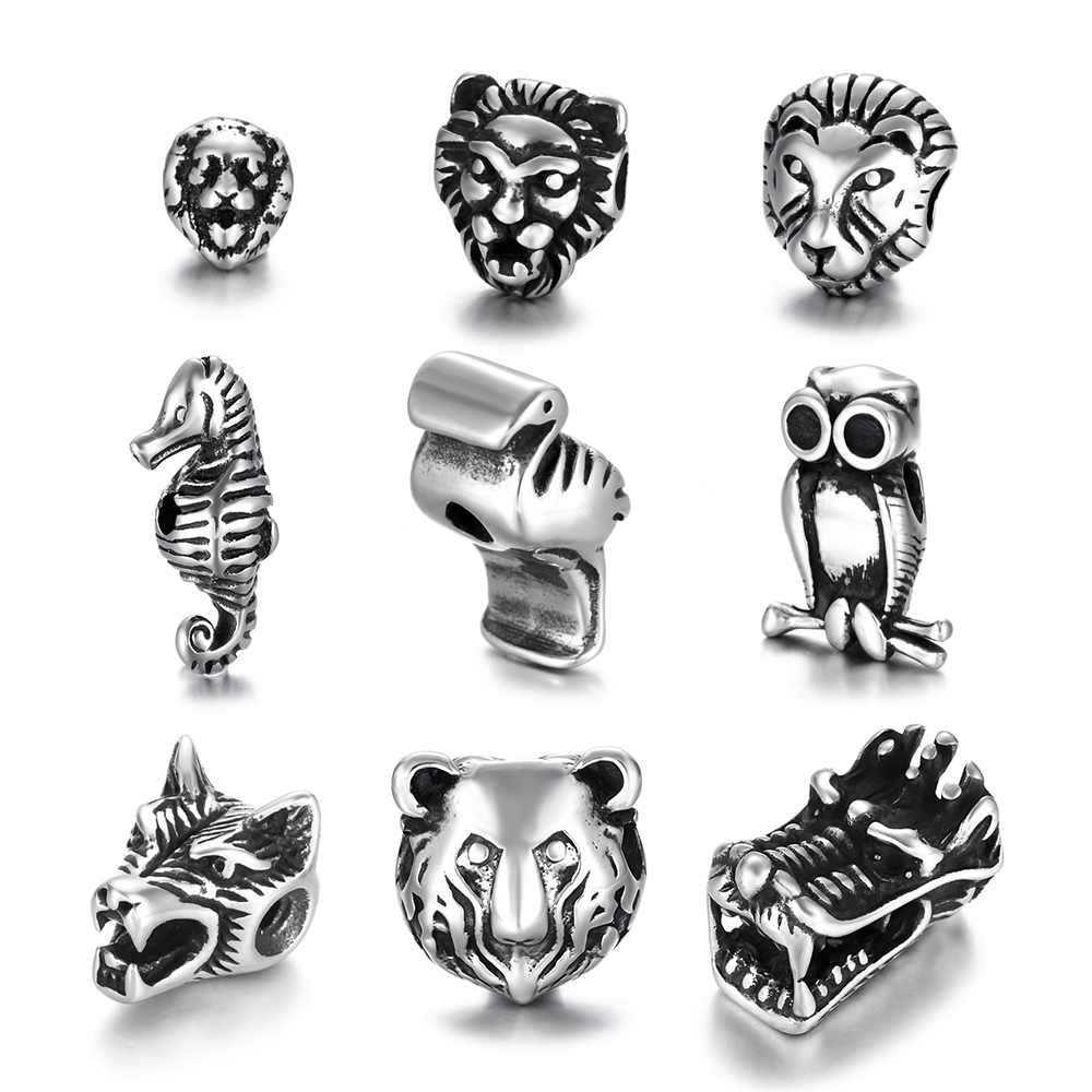 Wolf Jewelry & Watches Tampa Reviews - Baja tahan karat hewan serigala helm