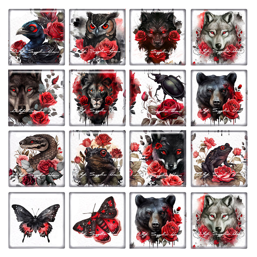 Wolf Jewelry & Watches Tampa Reviews - 10 buah/lot Halloween Gotik merah burung