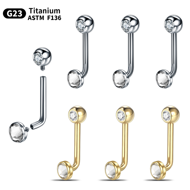 1/10 buah G23 Titanium Christi - Christina Jewelry & Watches Marguerite Ørestik Forgyldt Sølv ulasan dan harga