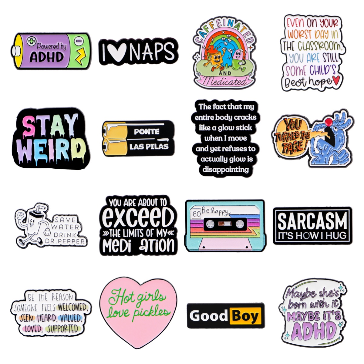 Bros Enamel Kutipan Good Boy,  - Jewelry Quotes ulasan dan harga