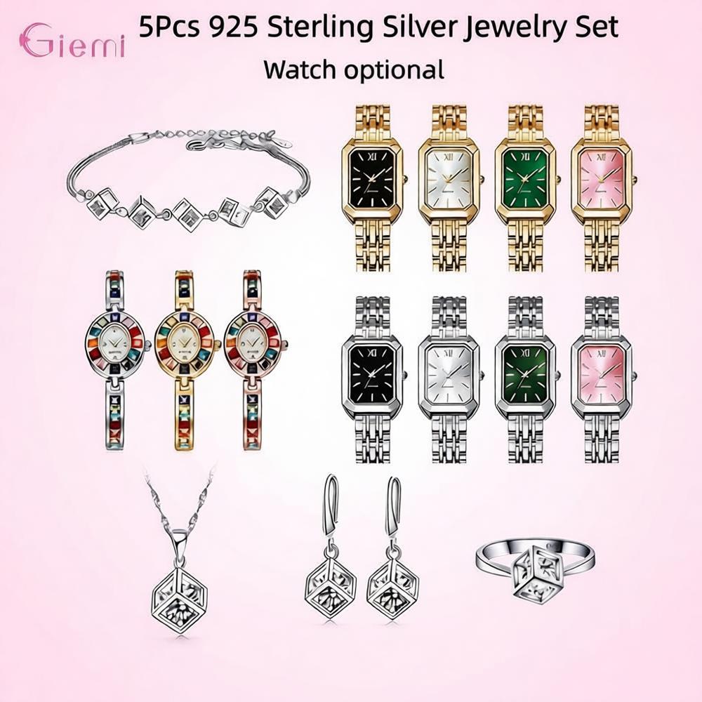 Set Jam Tangan Anting Kalung Z - Best Jewelry Watches For Women ulasan dan harga