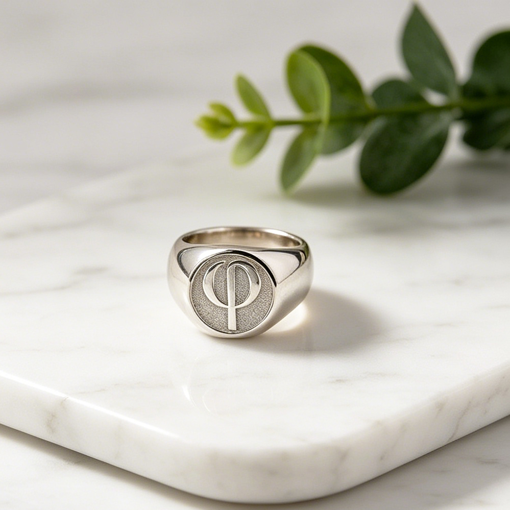 Cincin Signet Pria 15mm Custom - Statement Cocktail Ring ulasan dan harga