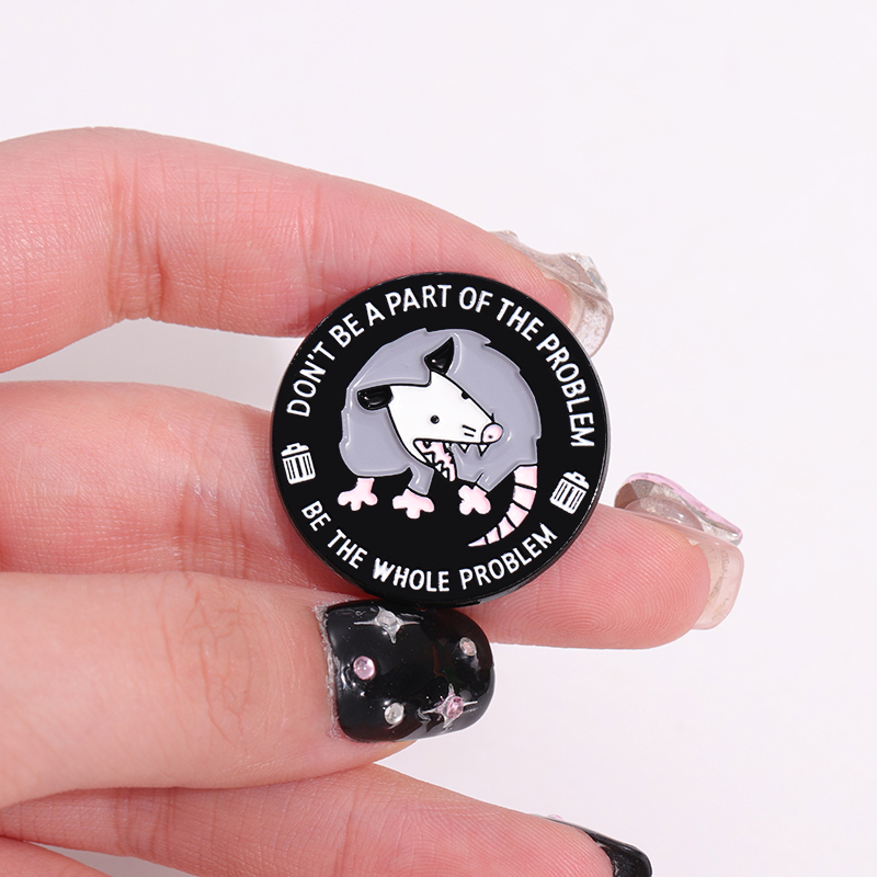Lucu lucu Possum Enamel pin ti - Jewelry Quotes ulasan dan harga