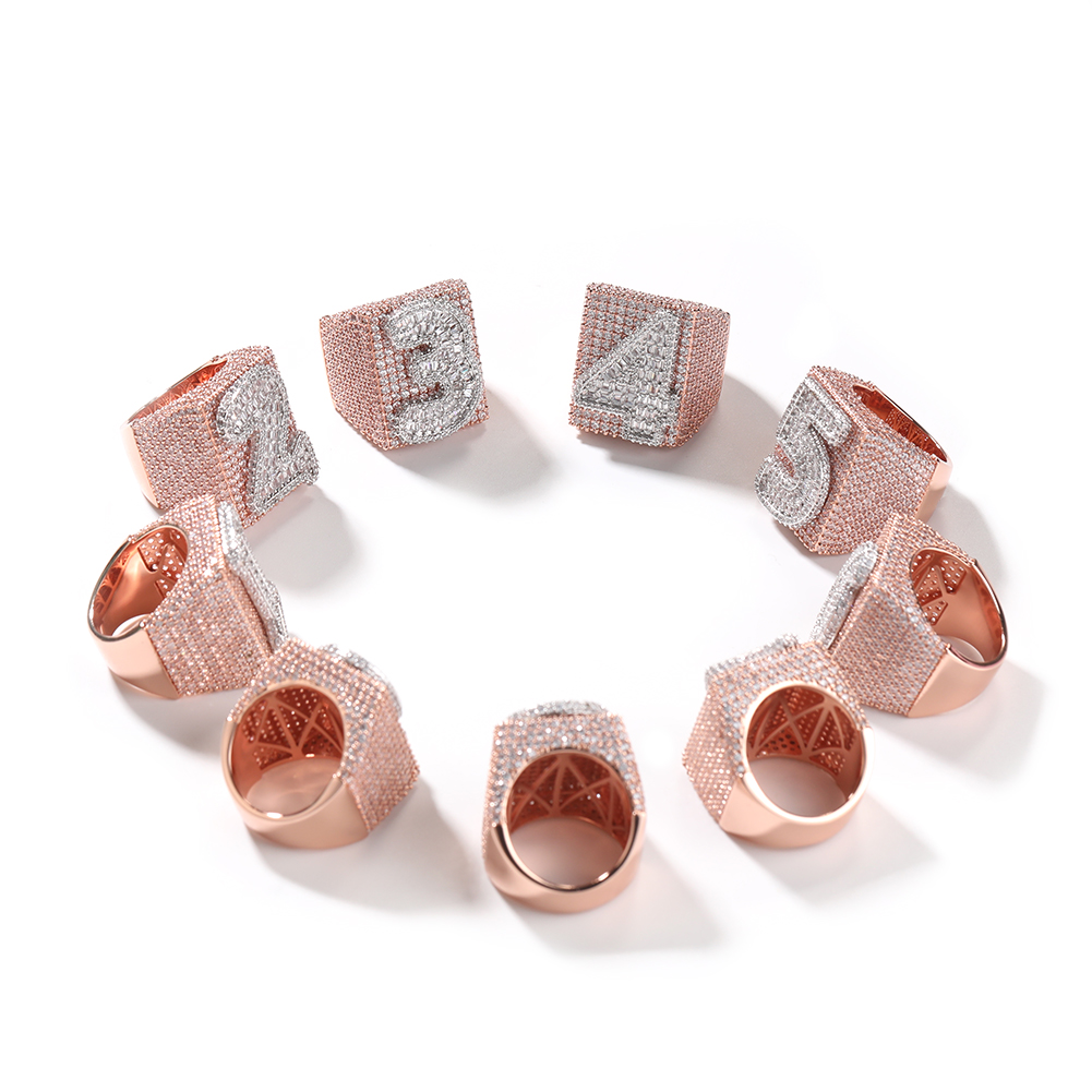 Cincin Kustom Uwin Big Square  - Statement Cocktail Ring ulasan dan harga