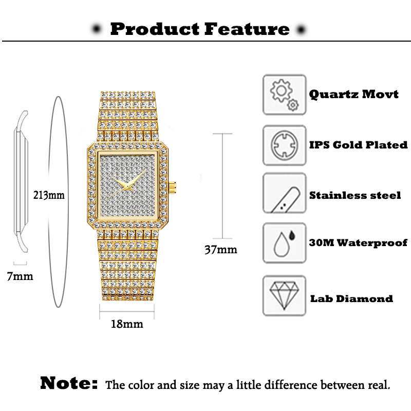 MISSFOX Berlian untuk Wanita M - Jewelry Diamond Watches ulasan dan harga