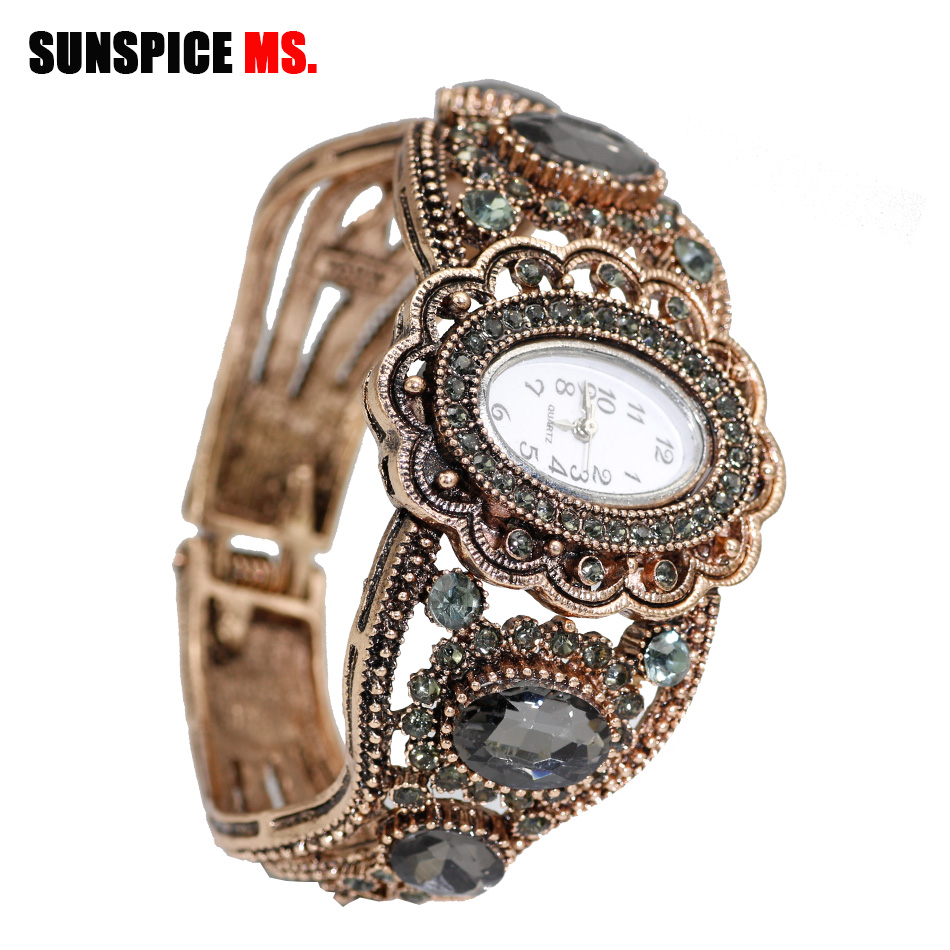 SUNSPICE-MS Kuarsa Jam Tangan  - Indian Jewelry Watches ulasan dan harga