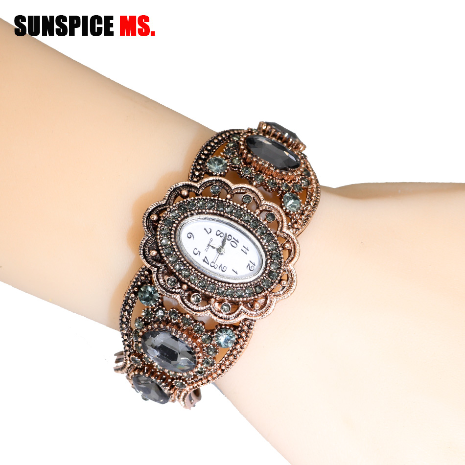 SUNSPICE-MS Kuarsa Jam Tangan  - Indian Jewelry Watches ulasan dan harga