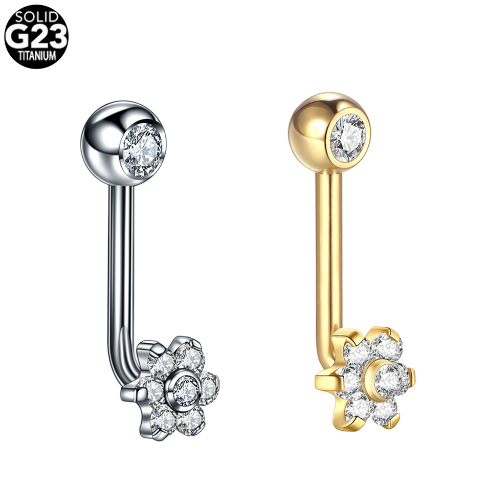 1 Buah 14G Titanium Bunga Chri - Christina Jewelry & Watches Marguerite Ørestik Forgyldt Sølv ulasan dan harga