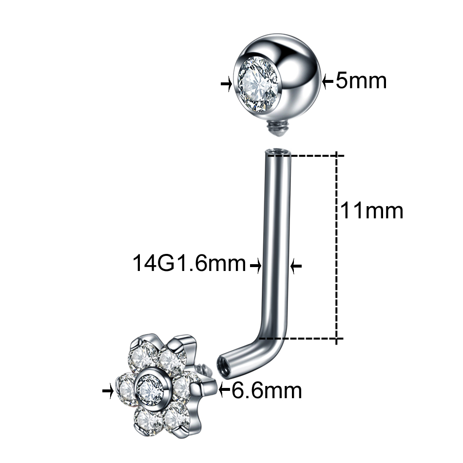 1 buah cincin Titanium Christi - Christina Jewelry & Watches Marguerite Ørestik Forgyldt Sølv ulasan dan harga