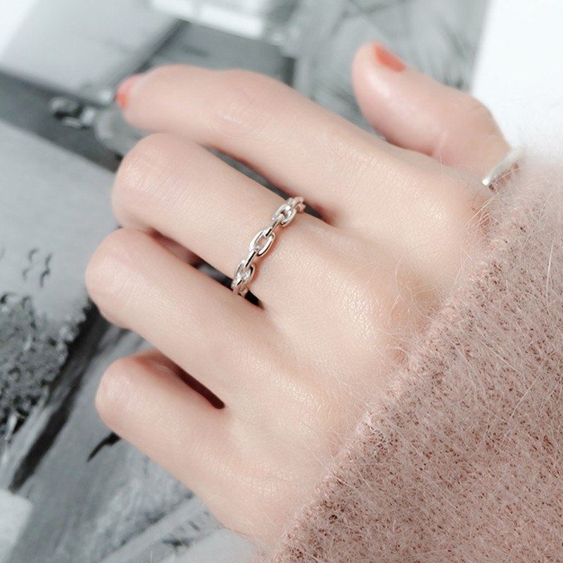 925 perak murni rantai Kuba ci - Statement Cocktail Ring ulasan dan harga