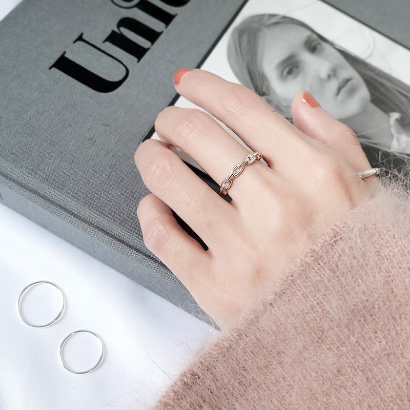 925 perak murni rantai Kuba ci - Statement Cocktail Ring ulasan dan harga