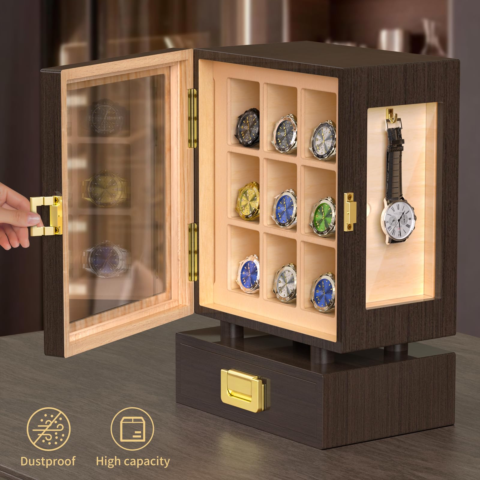 Kotak Penyimpanan Jam Tangan K - Watches & Jewelry Tsukiu ulasan dan harga