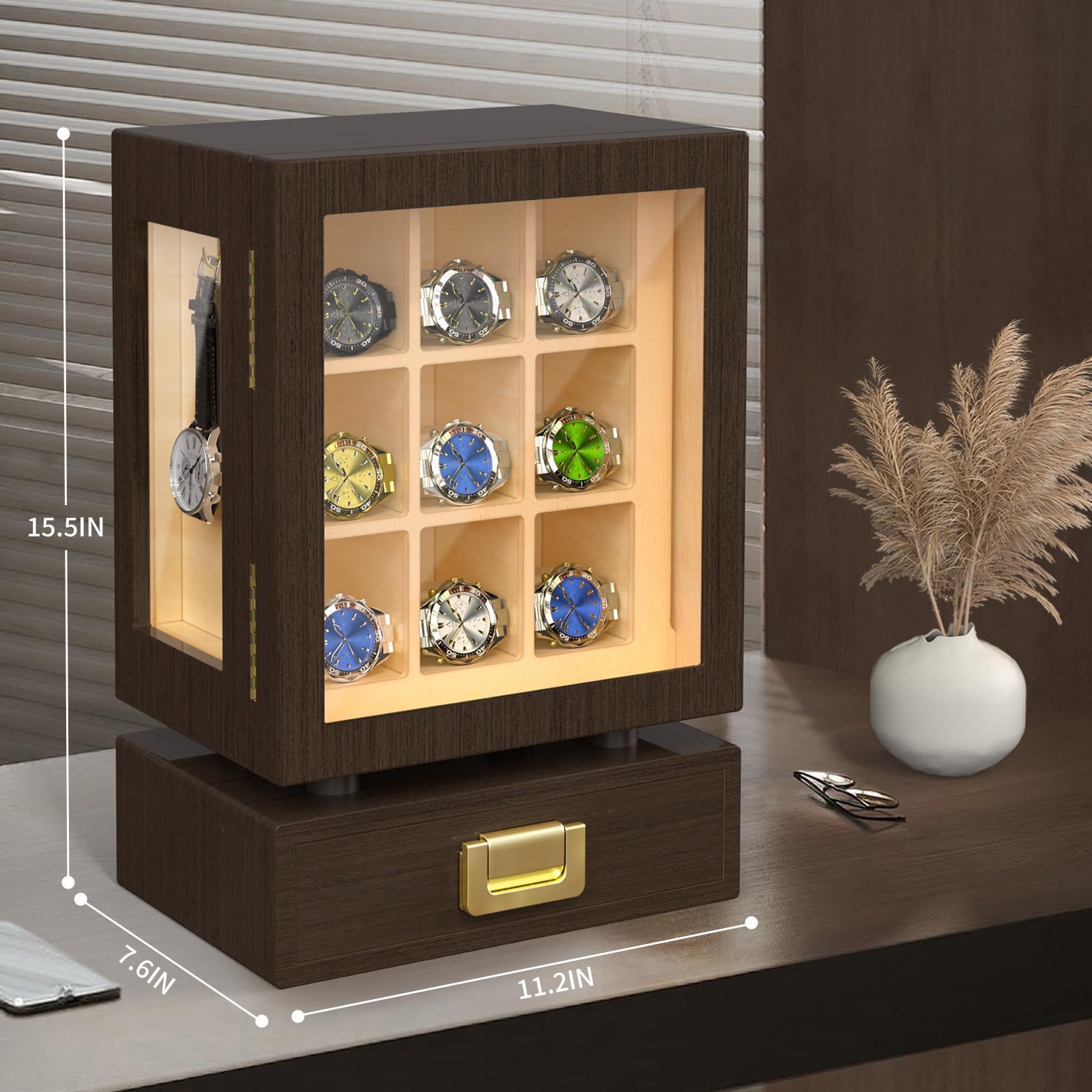 Kotak Penyimpanan Jam Tangan K - Watches & Jewelry Tsukiu ulasan dan harga