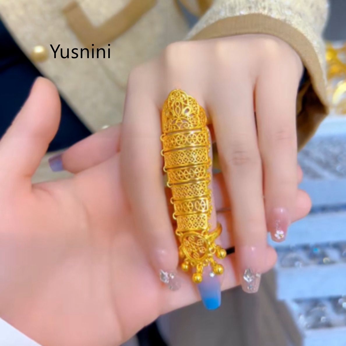 Perhiasan Dubai Baru Terlaris  - Statement Cocktail Ring ulasan dan harga