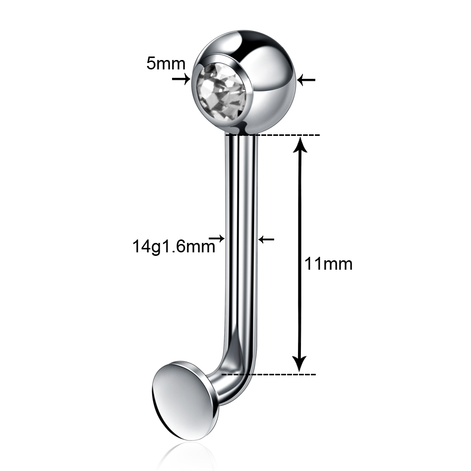 1 buah ASTM F136 Titanium Chri - Christina Jewelry & Watches Marguerite Ørestik Forgyldt Sølv ulasan dan harga