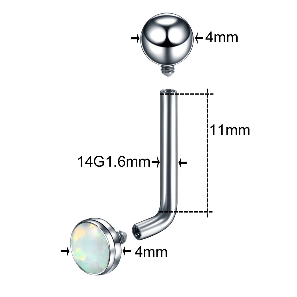 1 buah ASTM F136 Titanium Chri - Christina Jewelry & Watches Marguerite Ørestik Forgyldt Sølv ulasan dan harga