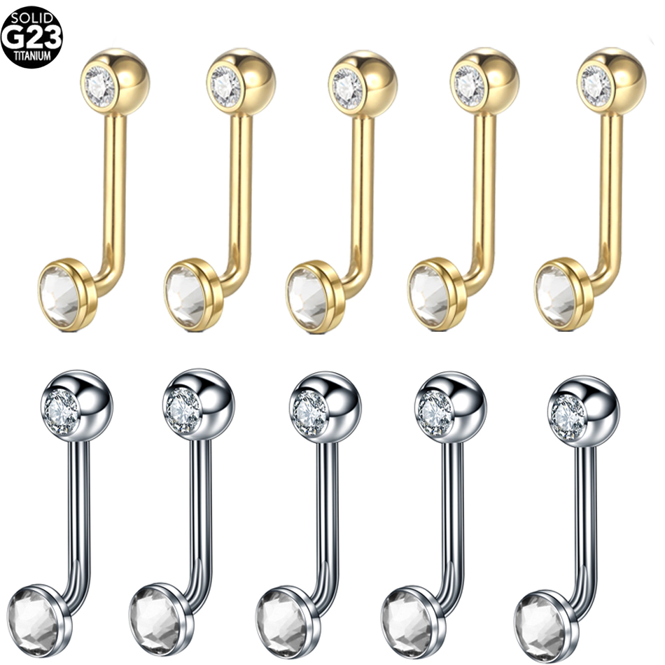 5Pcs/lot G23 Titanium Christin - Christina Jewelry & Watches Marguerite Ørestik Forgyldt Sølv ulasan dan harga
