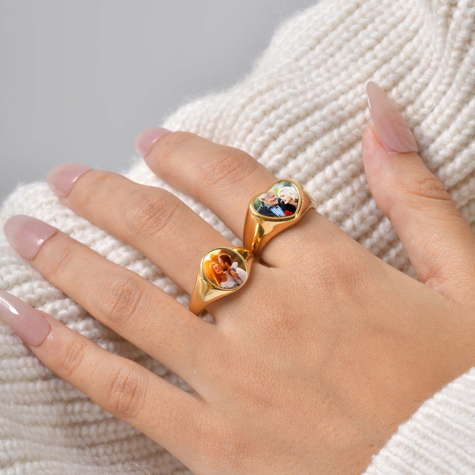 Cincin Foto Kustom untuk Wanit - Statement Cocktail Ring ulasan dan harga