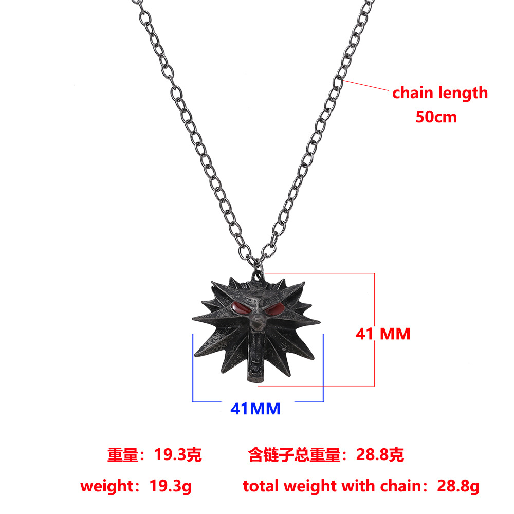 Aksesoris DIY Witcher 3 Wild H - Wolf Jewelry & Watches Tampa Reviews ulasan dan harga