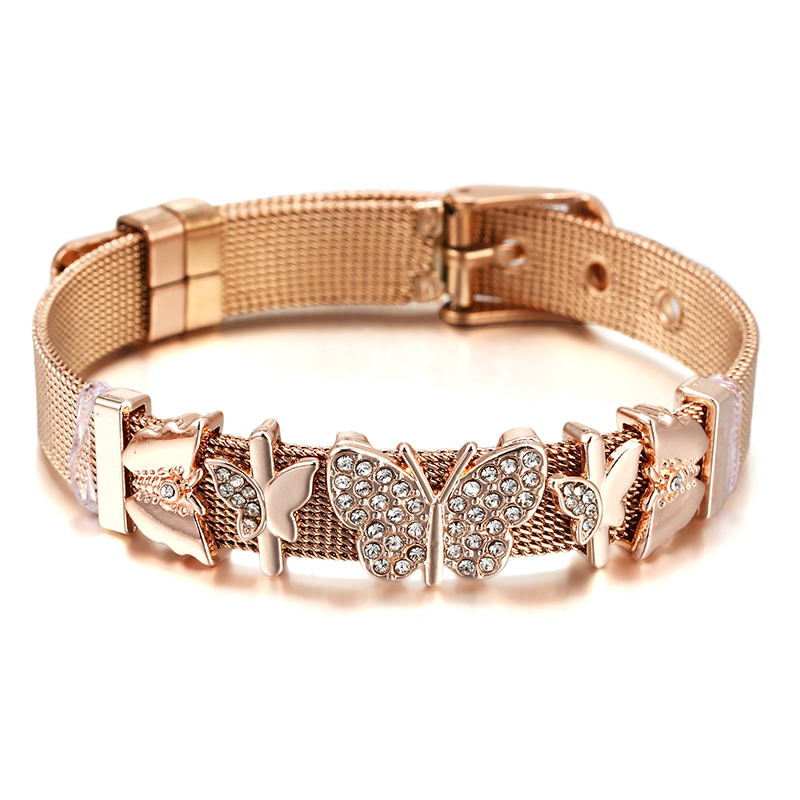 Gelang jaring baja tahan karat - Best Jewelry Watches For Women ulasan dan harga