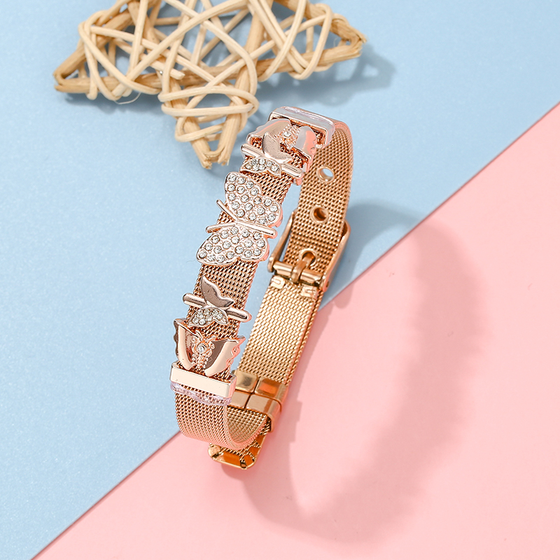 Gelang jaring baja tahan karat - Best Jewelry Watches For Women ulasan dan harga