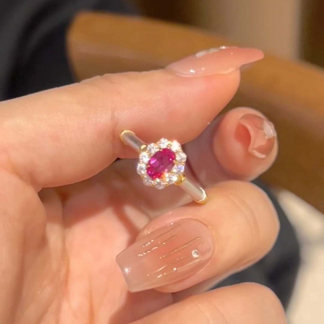 Cincin perak sterling S925 mew - Statement Cocktail Ring ulasan dan harga