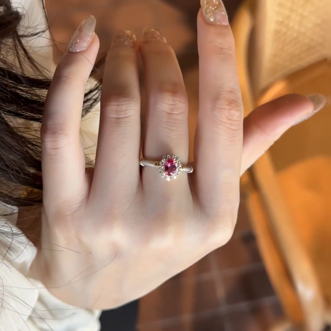 Cincin perak sterling S925 mew - Statement Cocktail Ring ulasan dan harga