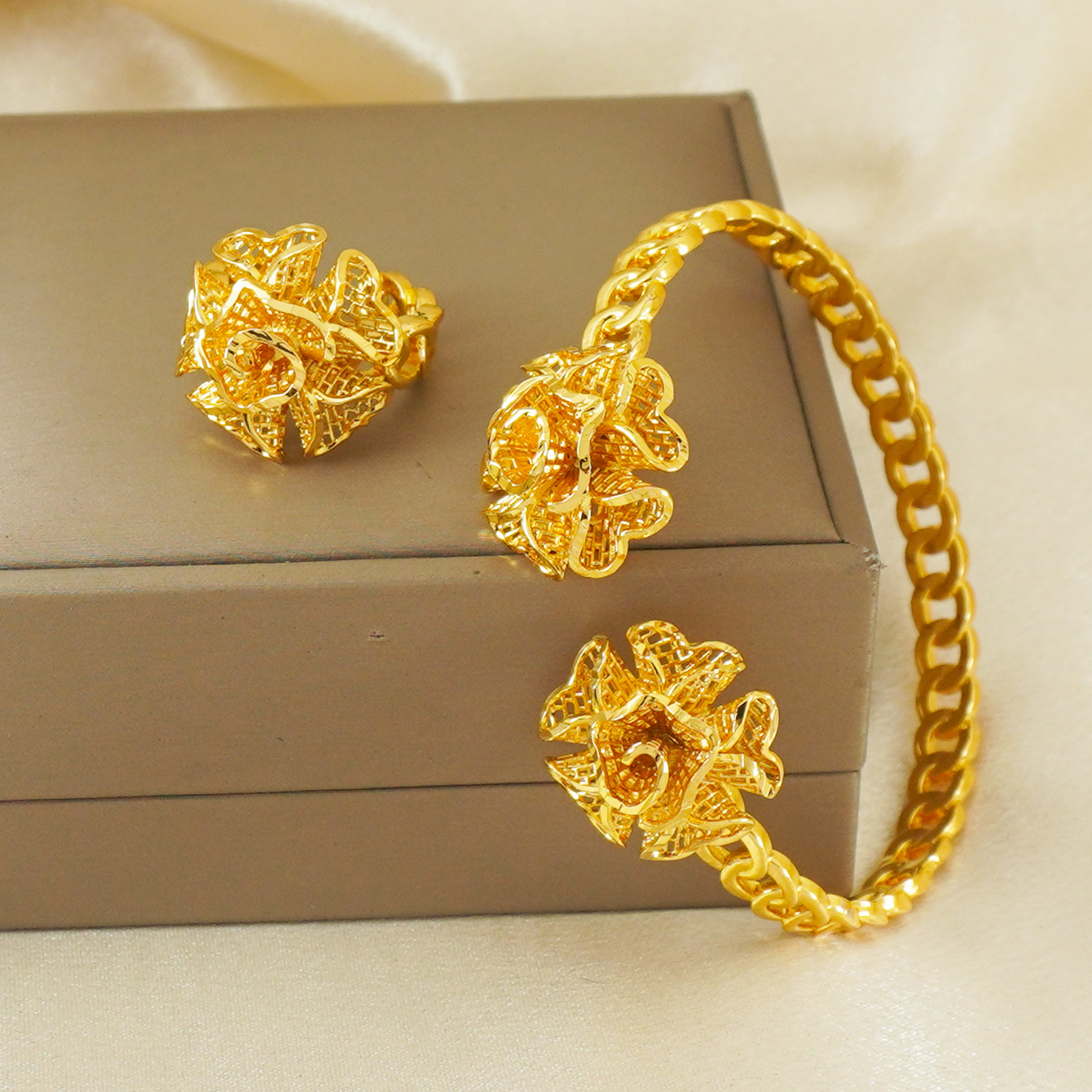 Gelang tembaga berlapis emas t - Best Jewelry Watches For Women ulasan dan harga