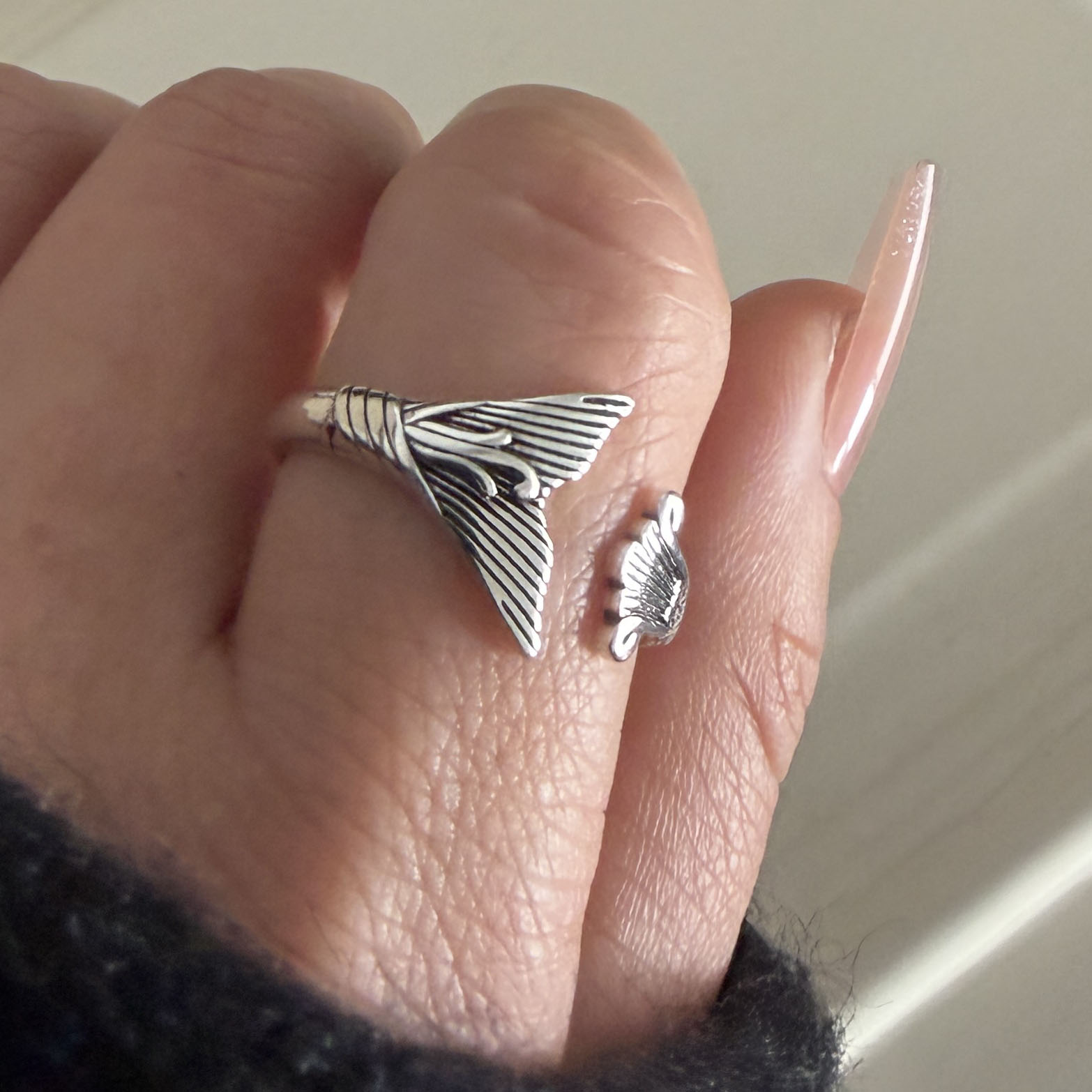 BF CLUB 925 Cincin Sterling un - Statement Cocktail Ring ulasan dan harga