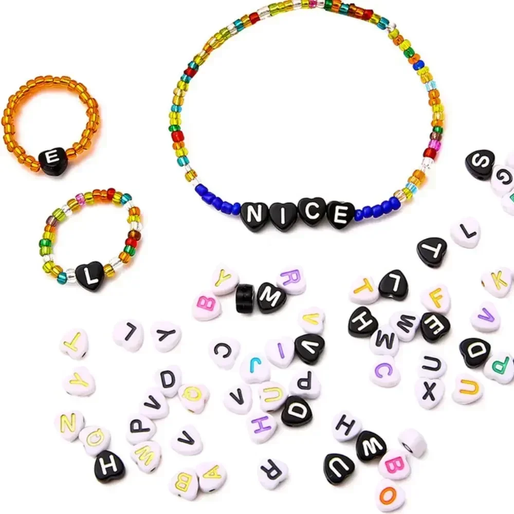 100-500 Buah Manik Bentuk Hati - Jewelry Quotes ulasan dan harga