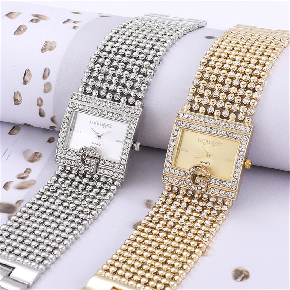 Jam tangan wanita, persegi sed - Jewelry Diamond Watches ulasan dan harga