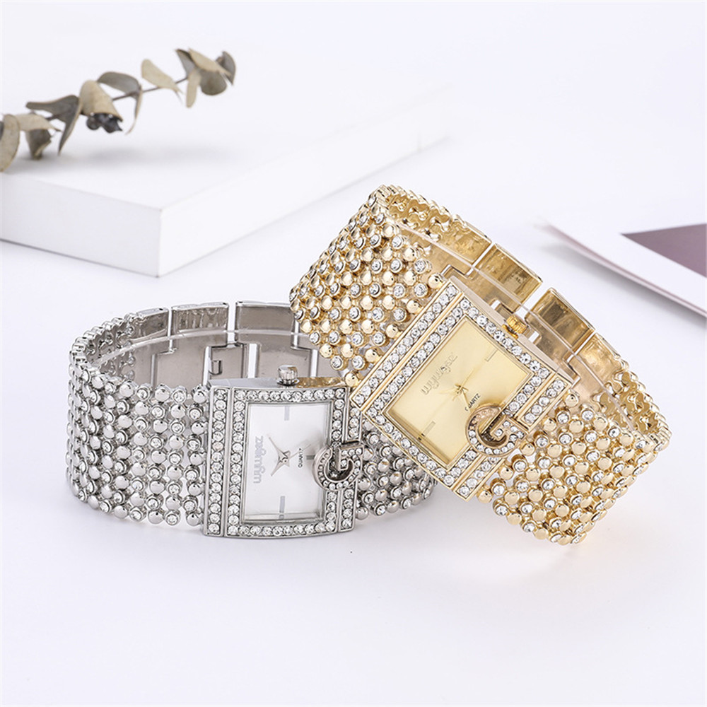 Jam tangan wanita, persegi sed - Jewelry Diamond Watches ulasan dan harga