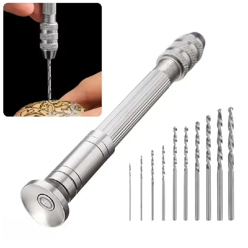 0.8-3.0mm Mini Hand Drill Alat - Watches & Jewelry Tsukiu ulasan dan harga