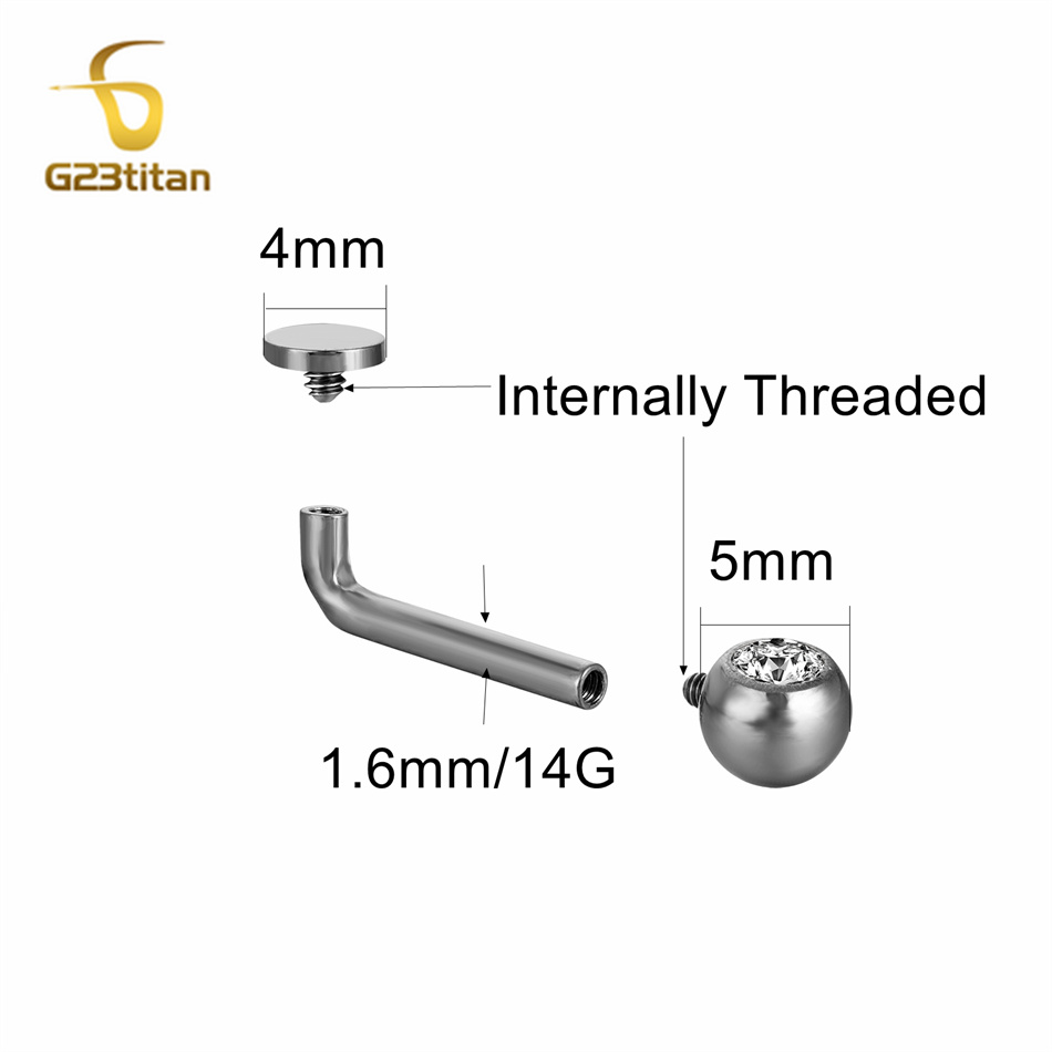 1 buah tindik Vagina Titanium  - Christina Jewelry & Watches Marguerite Ørestik Forgyldt Sølv ulasan dan harga