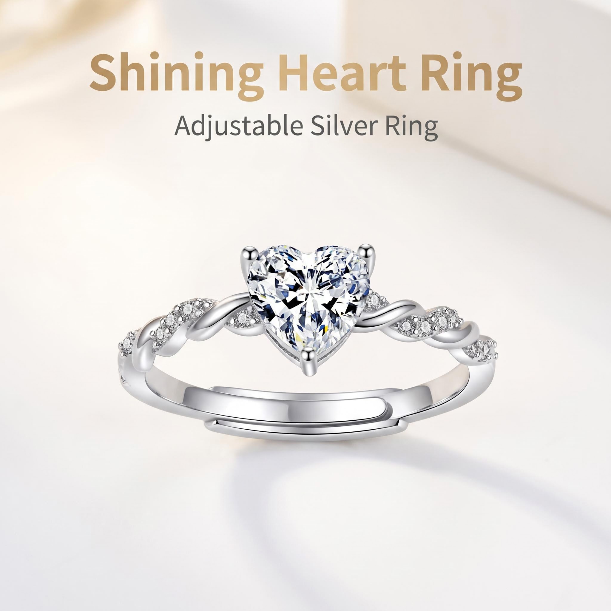 Cincin Perak Murni 925 Zirkon  - Statement Cocktail Ring ulasan dan harga