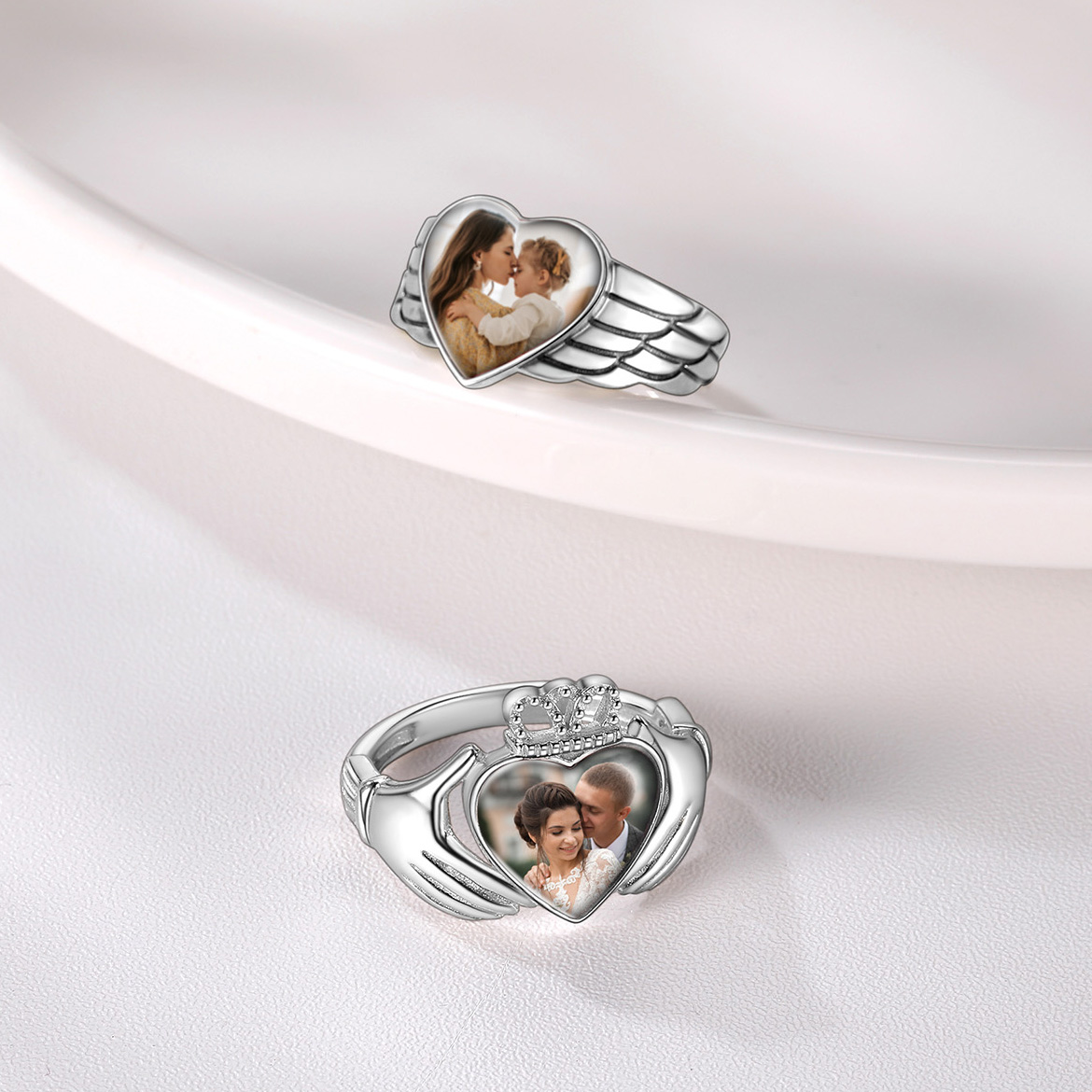 U7 cincin foto kustom untuk wa - Statement Cocktail Ring ulasan dan harga